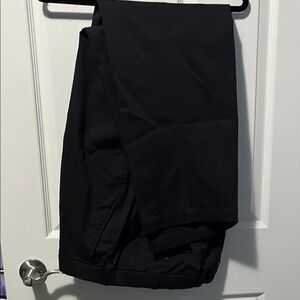 Men's Denver Hayes Black Classic Khaki Pants 42x30 Flextech Stretch Waist Office